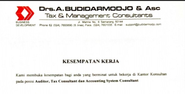 Drs. Budidarmodjo and Asc - Tax and Management Consultant