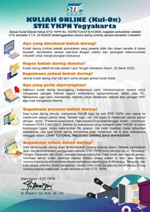 Kuliah Online (Kul-On) STIE YKPN Yogyakarta