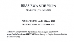 Beasiswa STIE YKPN