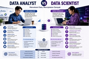 Data Analyst vs Data Scientist: Apa Perbedaannya, Tugas, Skill, Gaji, dan Prospek Karier